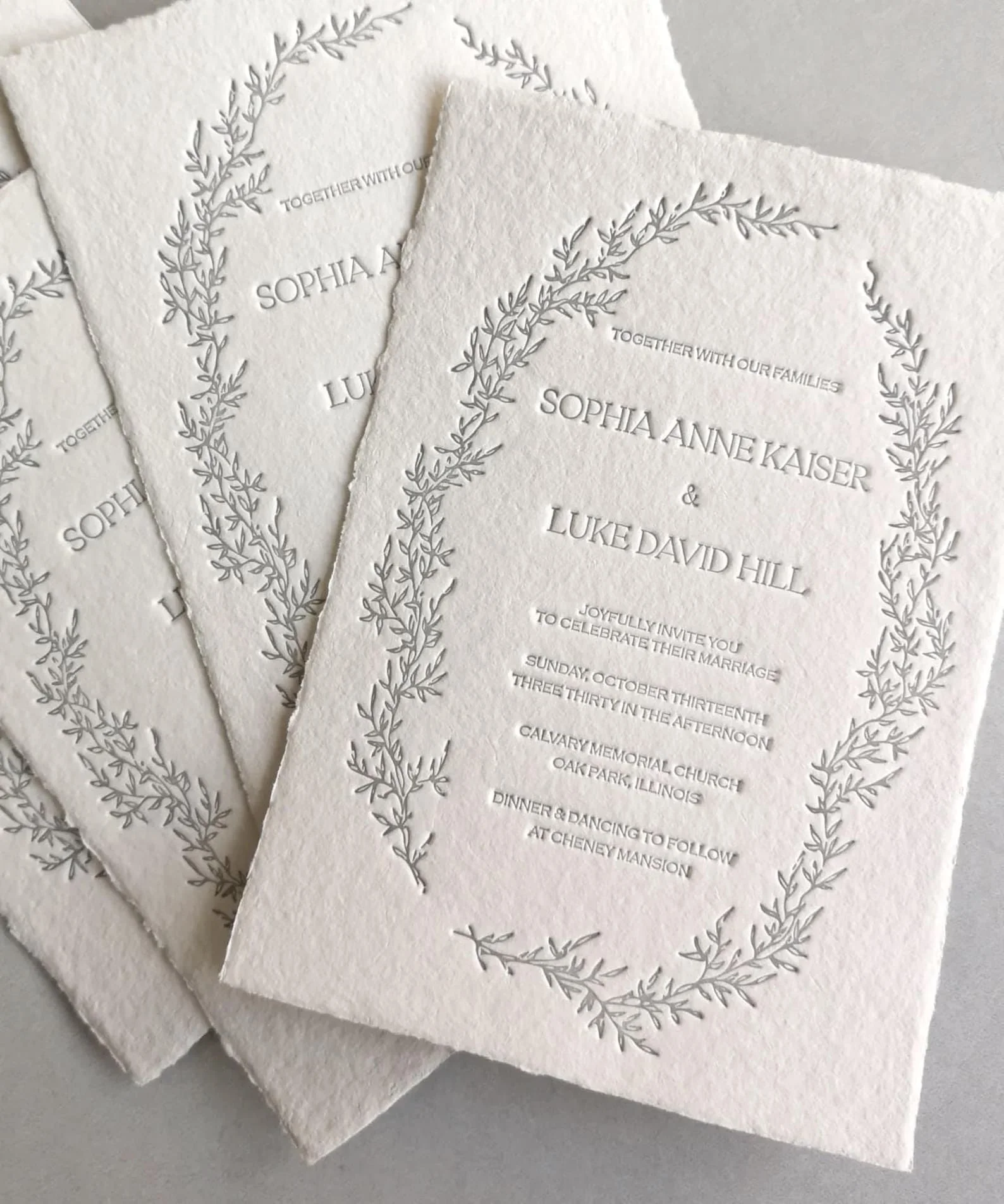 50/100pcs Letterpress Wedding Invitation with border deckled edge torn handmade paper Custom Order
50/100pcs Letterpress Wedding Invitation with border deckled edge torn handmade paper Custom Order