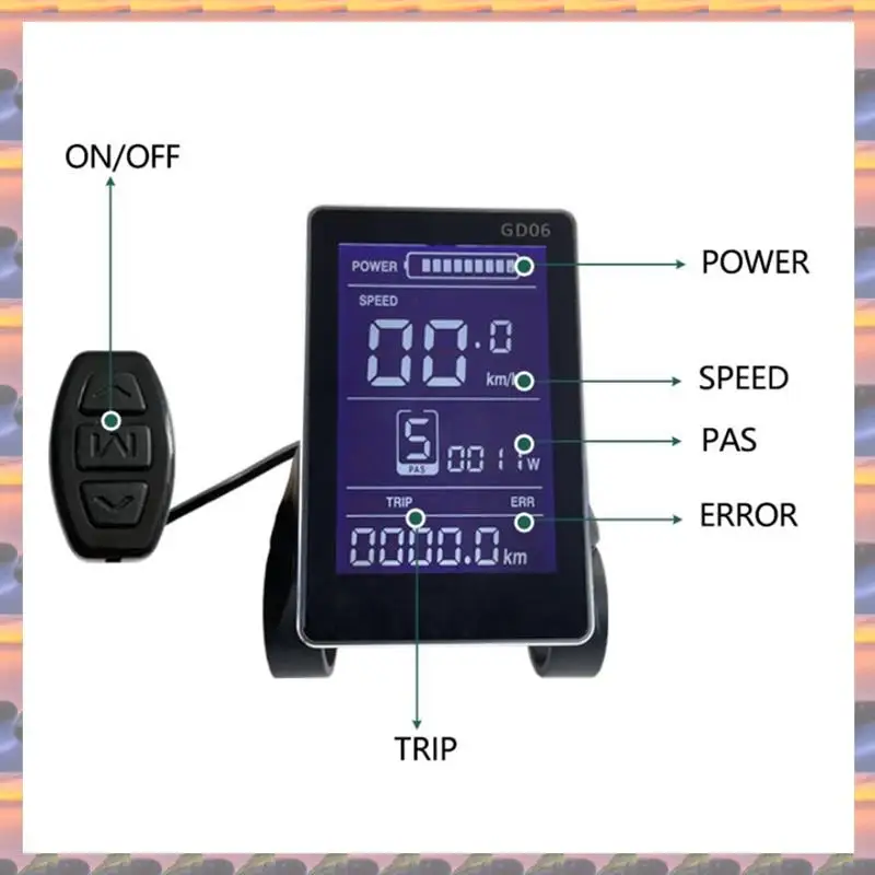 ABML Ebike Display LCD GD06 Large Vertical Screen For JIANNUO Controller Electric Scooter Hub Motor Conversion Kit
ABML Ebike Display LCD GD06 Large Vertical Screen For JIANNUO Controller Electric Scooter Hub Motor Conversion Kit