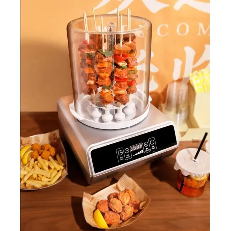 Hot-selling portable kebab oven commercial automatic rotating skewers smoke-free gluten special electric oven
Hot-selling portable kebab oven commercial automatic rotating skewers smoke-free gluten special electric oven