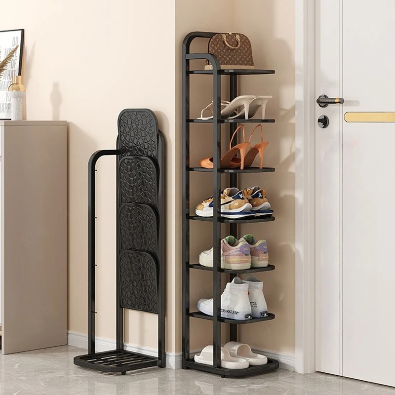 Wrought Iron Shoe Rack, Simple Multi-layer Dust-proof Shoe Cabinet, Narrow and Mical Corner Shoe Rack in Dormitory
Wrought Iron Shoe Rack, Simple Multi-layer Dust-proof Shoe Cabinet, Narrow and Mical Corner Shoe Rack in Dormitory