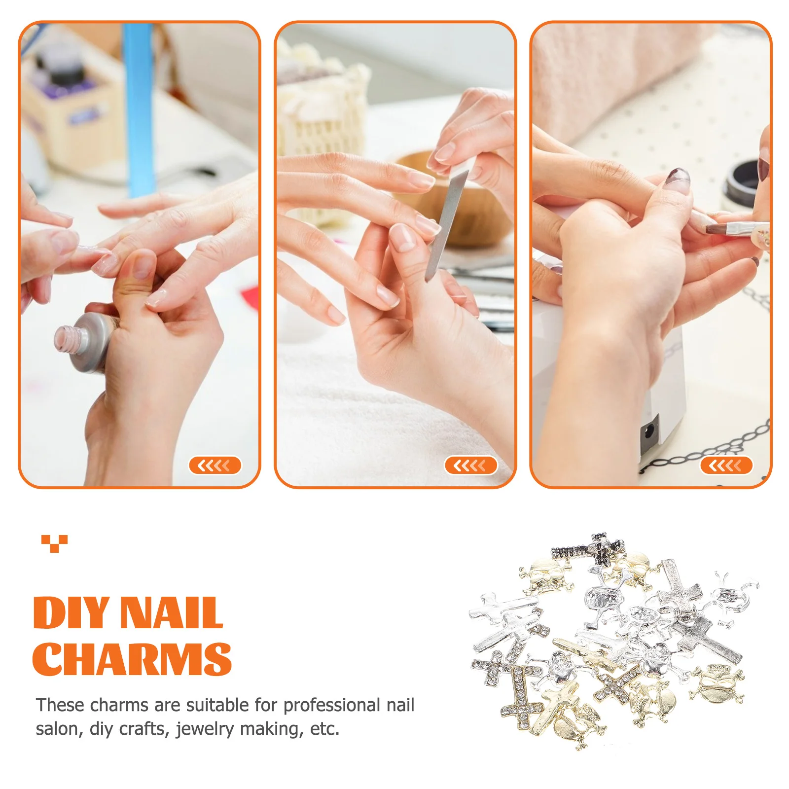 30 Pcs Accessories Set Halloween Cross Nail Charm Charms Studs Decoration Jewelry Rhinestones Supplies
30 Pcs Accessories Set Halloween Cross Nail Charm Charms Studs Decoration Jewelry Rhinestones Supplies