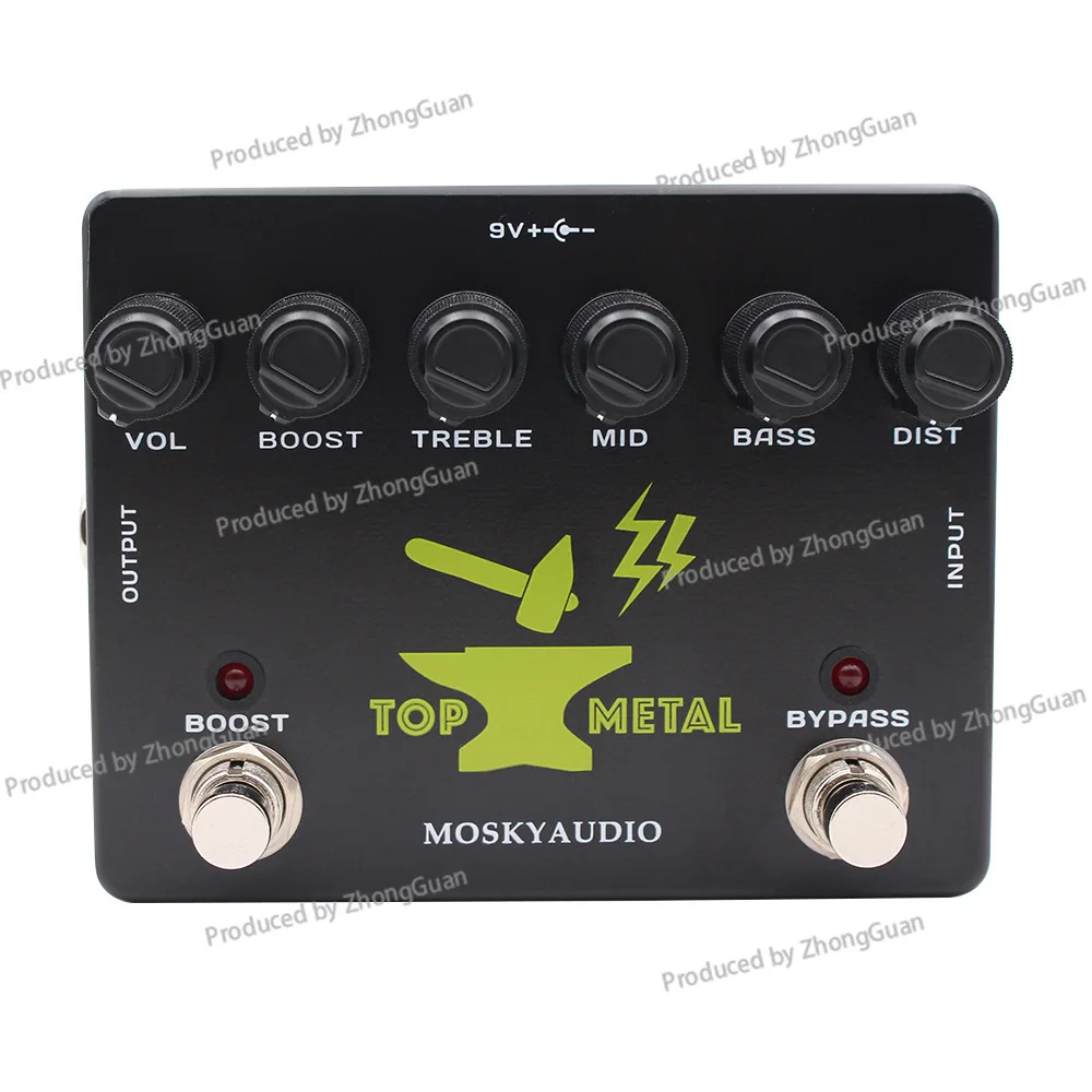 TOP METAL Guitar Heavy Metal Effects METAL MUFF with BOOST Fader
TOP METAL Guitar Heavy Metal Effects METAL MUFF with BOOST Fader