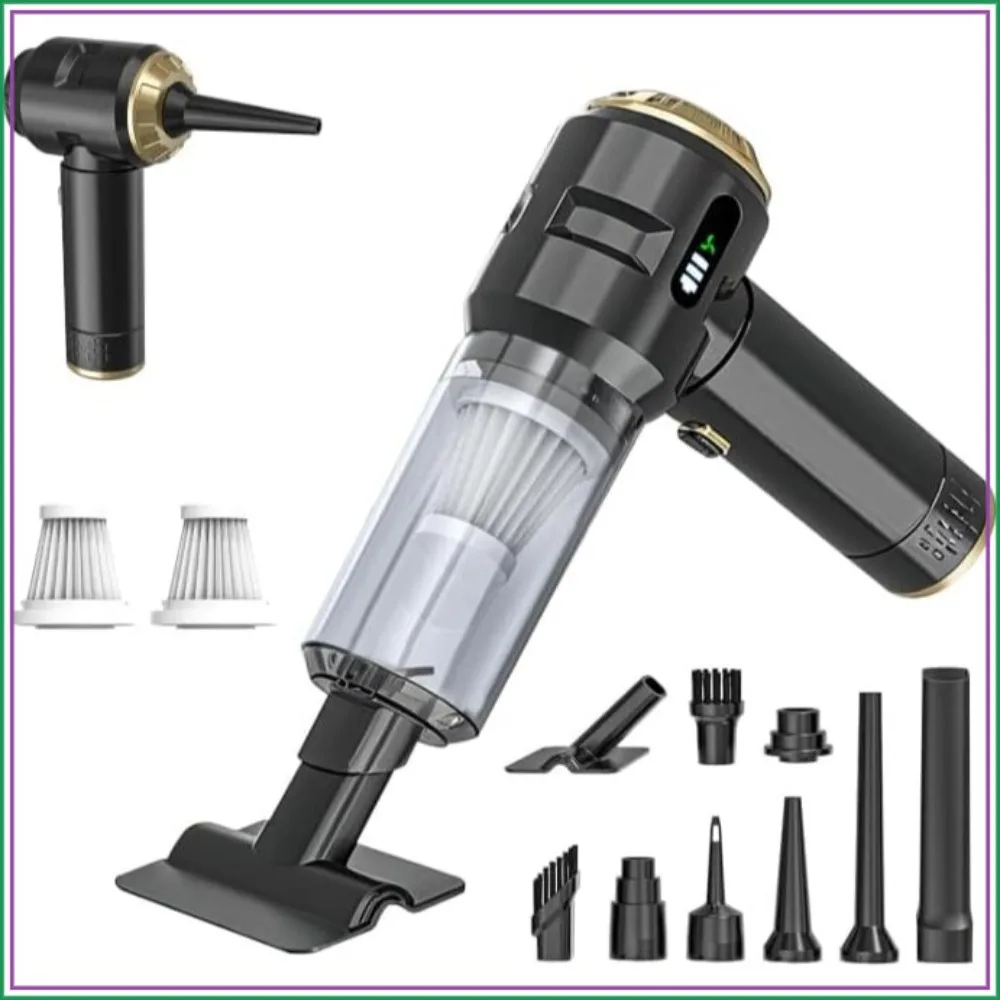 Handheld Vacuum Cleaner Cordless, 23000Pa Powerful Car Mini Vacuum, Rechargeable Portable Lightweight Dust Catcher for Home Car Carpet Stairs Pet Hair Deep Cleaning
Handheld Vacuum Cleaner Cordless, 23000Pa Powerful Car Mini Vacuum, Rechargeable Portable Lightweight Dust Catcher for Home Car Carpet Stairs Pet Hair Deep Cleaning