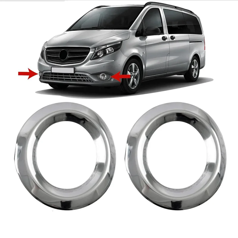 Передний бампер автомобиля, боковая противотуманная фара, накладка для Mercedes-Benz Vito W447 2014-2020, хромированные детали крышки противотуманных фар
Передний бампер автомобиля, боковая противотуманная фара, накладка для Mercedes-Benz Vito W447 2014-2020, хромированные детали крышки противотуманных фар