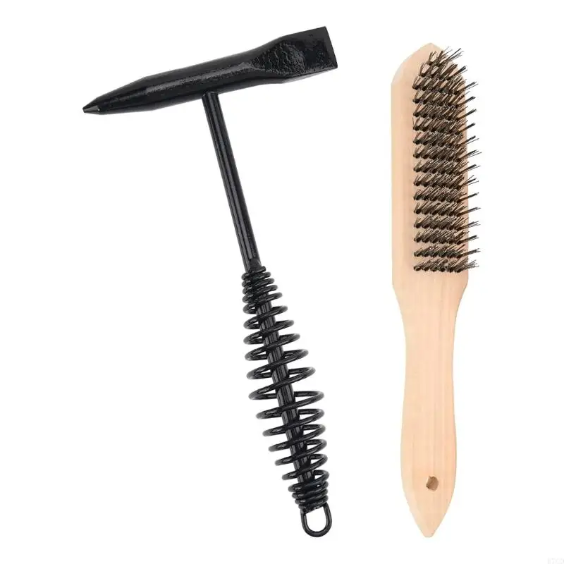 E7cd 2pcs стальная проволочная щетка и вертикальный набор молотков
E7cd 2pcs стальная проволочная щетка и вертикальный набор молотков