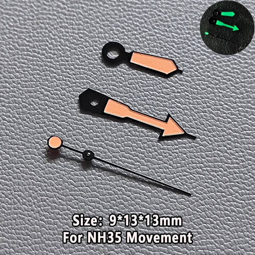 NH35 Watch Hands Green Super Luminous Hands 9*13*13mm Watch Hands Suitable For NH35 Movement Watch Accessories Parts
NH35 Watch Hands Green Super Luminous Hands 9*13*13mm Watch Hands Suitable For NH35 Movement Watch Accessories Parts
