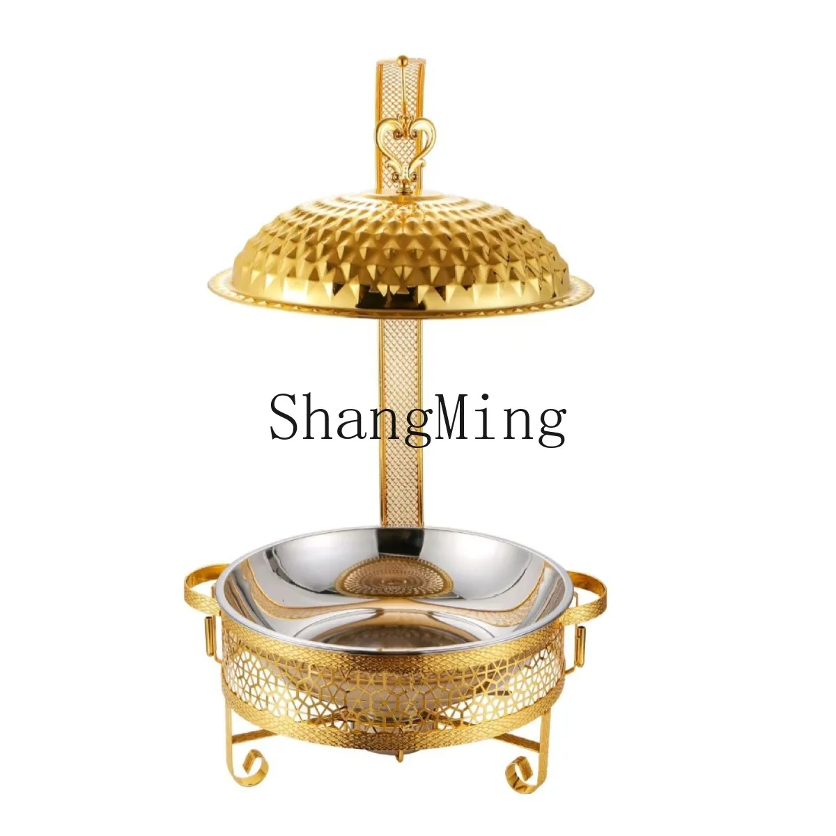 PYH stainless steel buffet stove lace alcohol stove hanging cover restaurant hotel restaurant light luxury style
PYH stainless steel buffet stove lace alcohol stove hanging cover restaurant hotel restaurant light luxury style