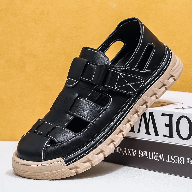 Men's Summer Sandals Breathable Hollow Mesh Outdoor Casual Baotou Slippers Fashion Beach Shoes
Men's Summer Sandals Breathable Hollow Mesh Outdoor Casual Baotou Slippers Fashion Beach Shoes