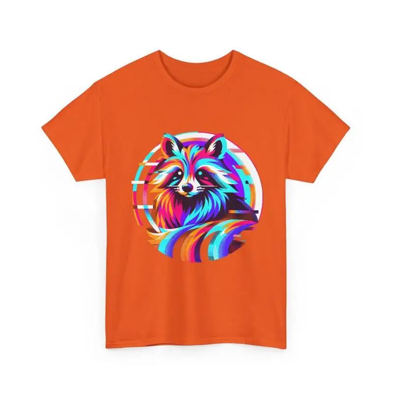 Vibrant Glitch Art Raccoon T Shirt Casual
Vibrant Glitch Art Raccoon T Shirt Casual