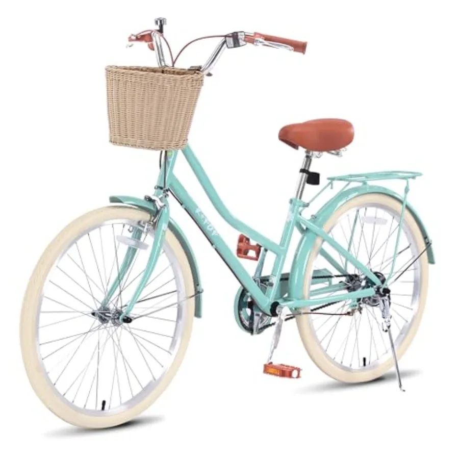 24 Inch Girls Bike with Basket Single Speed Beach Cruiser Bike for Girls Youth and Over 8 Years Old Lightweight Bicycle with Fr
24 Inch Girls Bike with Basket Single Speed Beach Cruiser Bike for Girls Youth and Over 8 Years Old Lightweight Bicycle with Fr