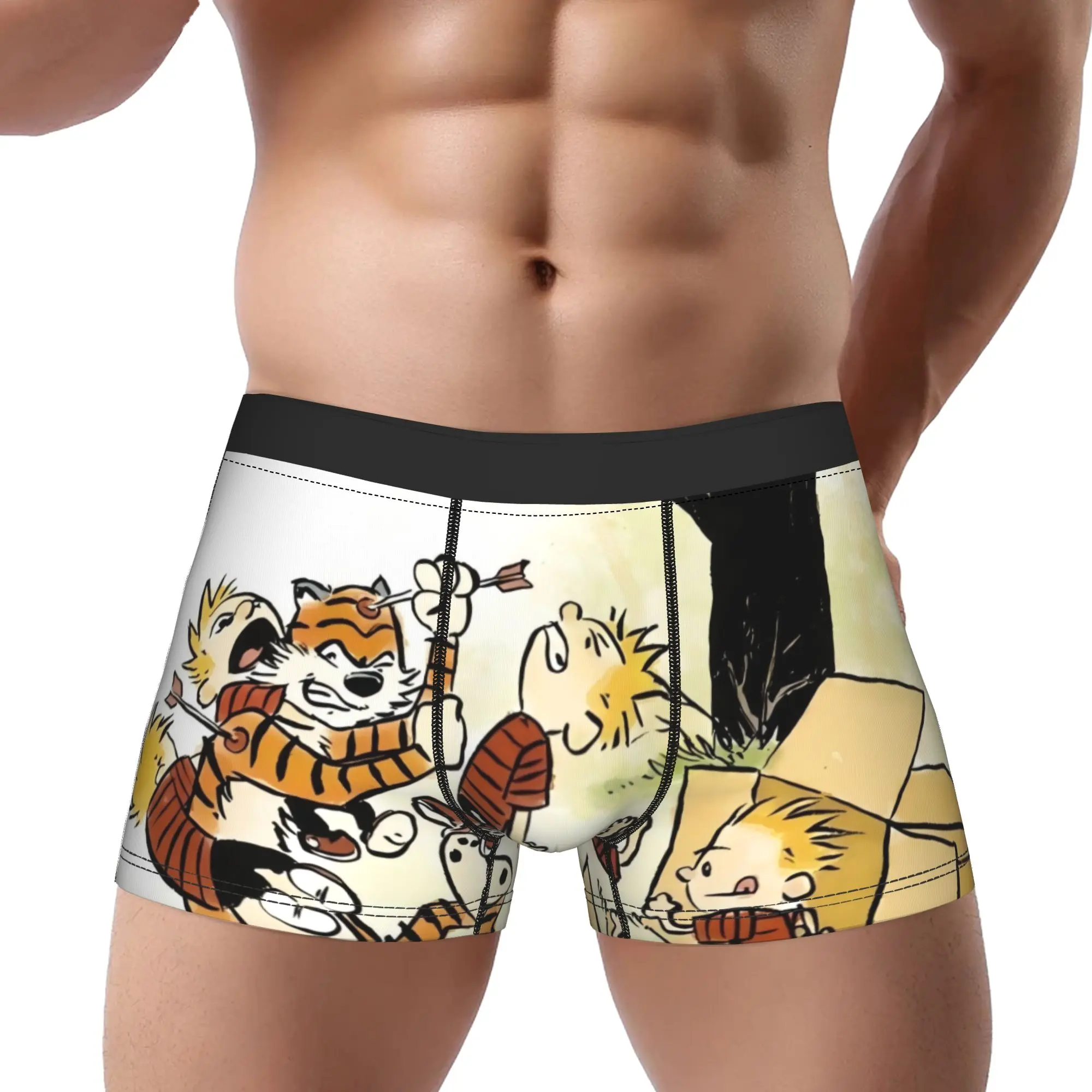 Трусы Calvin and Hobbes, дышащие трусики, мужское нижнее белье, шорты с принтом, трусы-боксеры
Трусы Calvin and Hobbes, дышащие трусики, мужское нижнее белье, шорты с принтом, трусы-боксеры