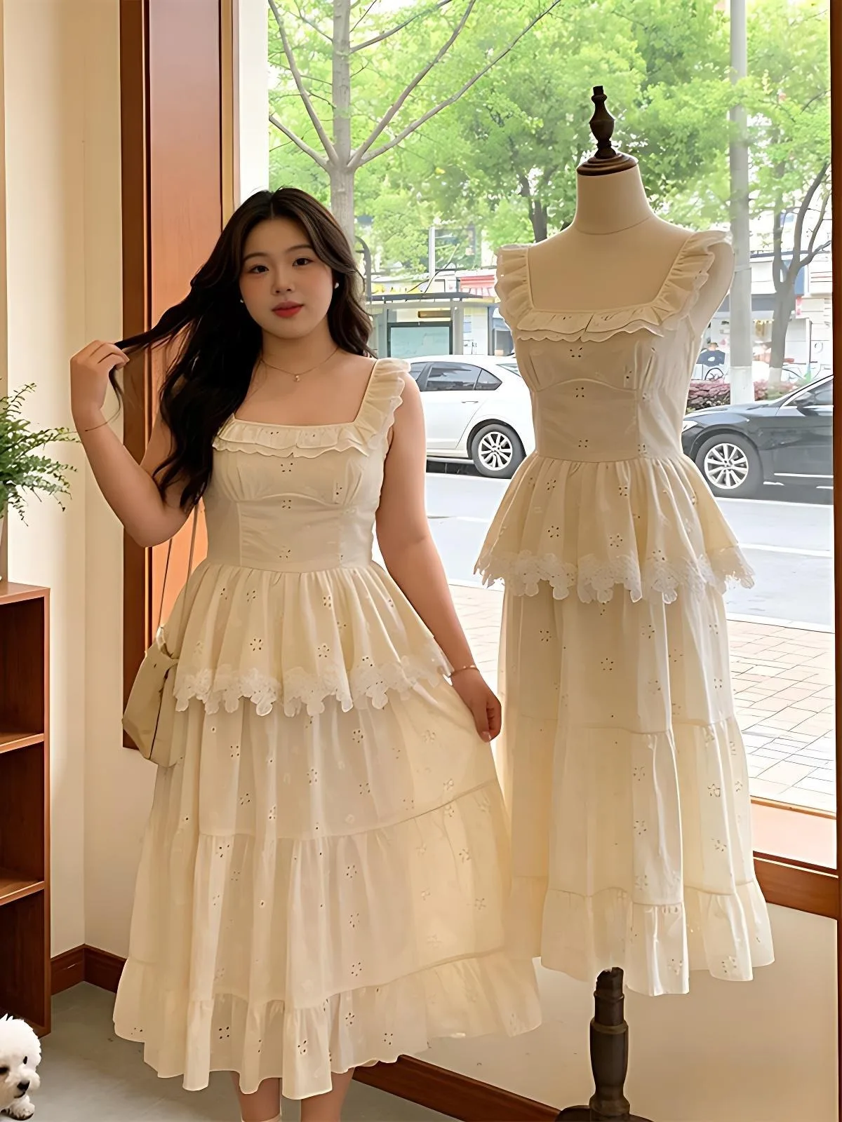 Summer New plus Size Holiday Style Embroidered Sleeveless Square Collar A-Line Skirt Two-Piece Set Women's Fashion Outfit
Summer New plus Size Holiday Style Embroidered Sleeveless Square Collar A-Line Skirt Two-Piece Set Women's Fashion Outfit