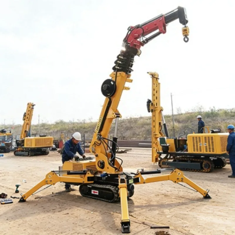 Customizable 3T Spider Crane with 3m Fly Jib for Special Lifting Requirements
Customizable 3T Spider Crane with 3m Fly Jib for Special Lifting Requirements
