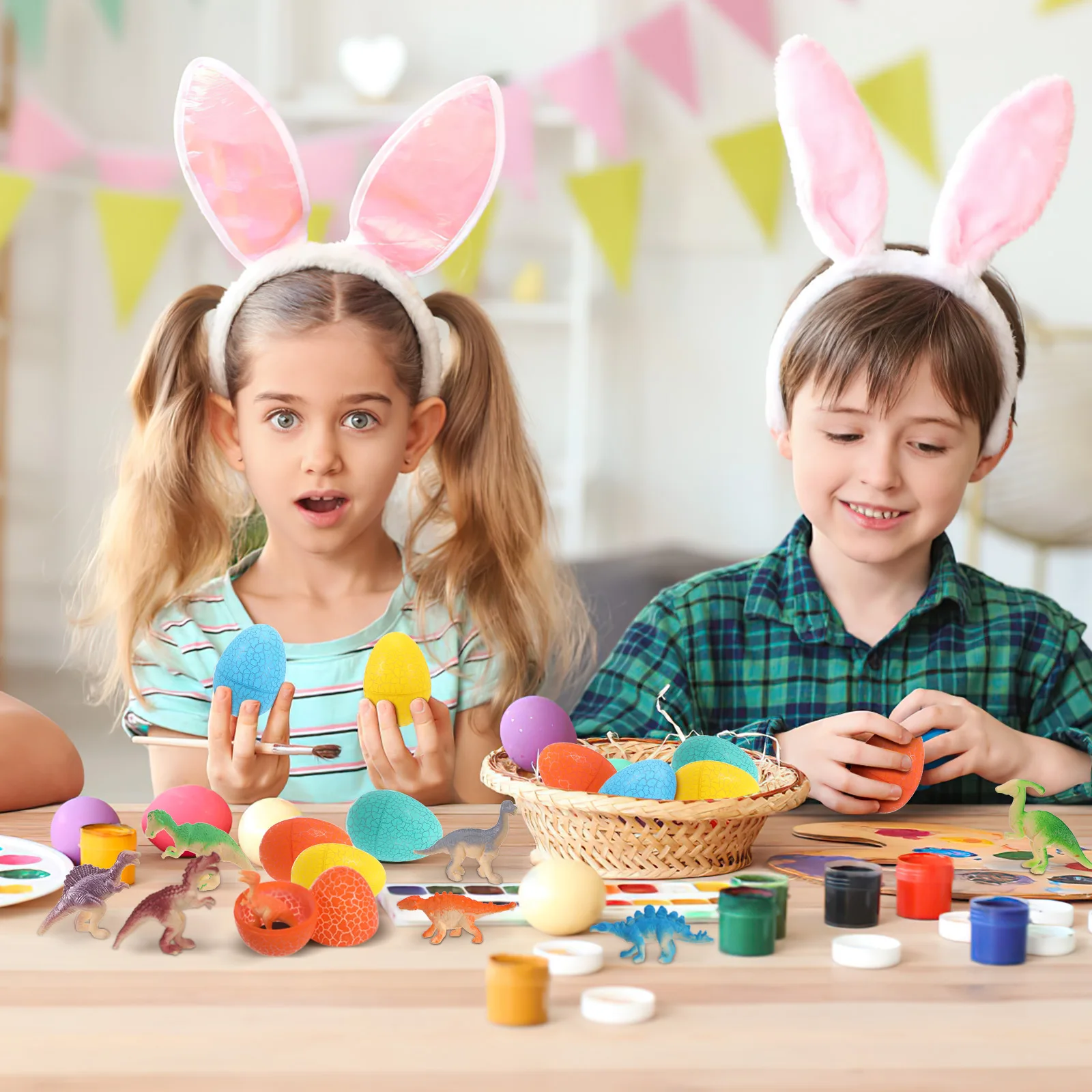 12Pcs Colorful Dinosaur Egg Toys Set for Kids Interactive Educational Fun with Dinosaur Figures
12Pcs Colorful Dinosaur Egg Toys Set for Kids Interactive Educational Fun with Dinosaur Figures