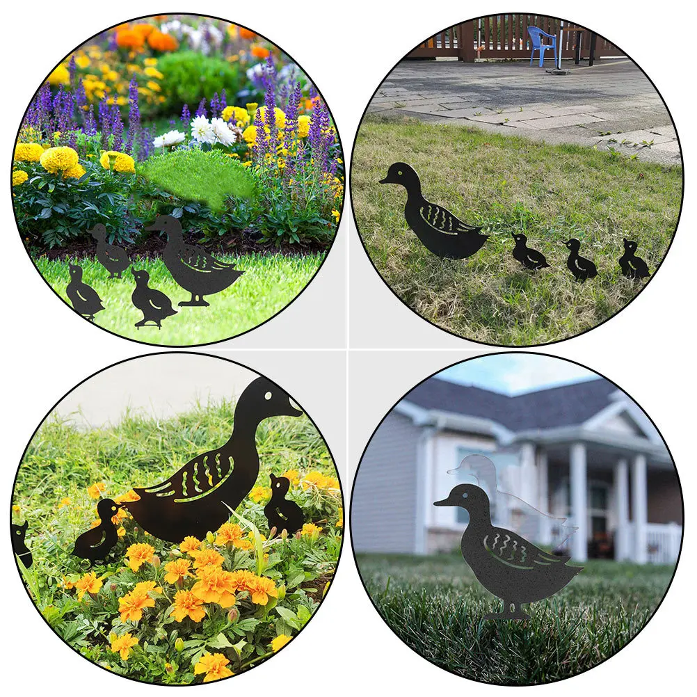 4Pcs Yard Art Iron Hollow Duck Decor Outdoor Lawn Animal Sculpture Garden Ornament Hollow Decors Iron Art Ornament
4Pcs Yard Art Iron Hollow Duck Decor Outdoor Lawn Animal Sculpture Garden Ornament Hollow Decors Iron Art Ornament