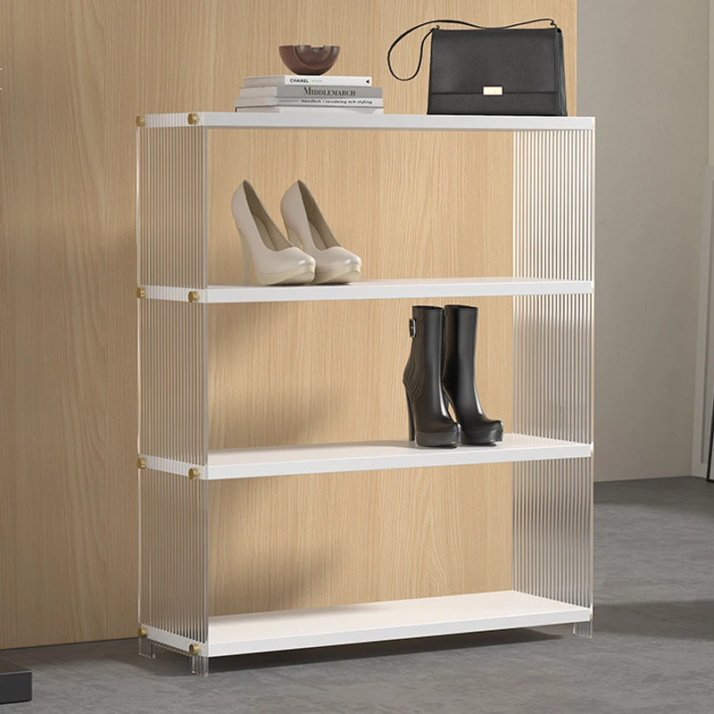 Shoe shelf household doorway acrylic simple stratified partition storage artifact space saving dormitory shelving
Shoe shelf household doorway acrylic simple stratified partition storage artifact space saving dormitory shelving