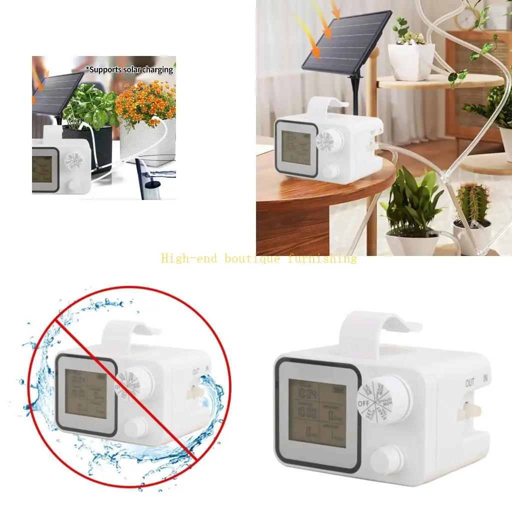 L9NB Automated Plant Watering System With Sun Panel And USB Charging For Up To 20 Containers
L9NB Automated Plant Watering System With Sun Panel And USB Charging For Up To 20 Containers