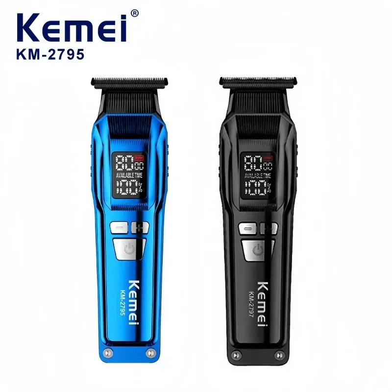 Kemei KM-2795 USB перезаряжаемый триммер для волос - умный дисплей, прецизионные ножницы для укладки волос для домашнего использования в салоне
Kemei KM-2795 USB перезаряжаемый триммер для волос - умный дисплей, прецизионные ножницы для укладки волос для домашнего использования в салоне