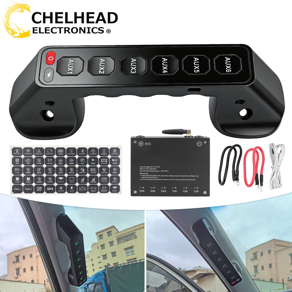 Панель управления с 6 кнопками и ручкой-держателем, совместимая с Toyota Prado 150 2010-2023, алюминиевая беспроводная панель с 6 кнопками и стробоскопом
Панель управления с 6 кнопками и ручкой-держателем, совместимая с Toyota Prado 150 2010-2023, алюминиевая беспроводная панель с 6 кнопками и стробоскопом