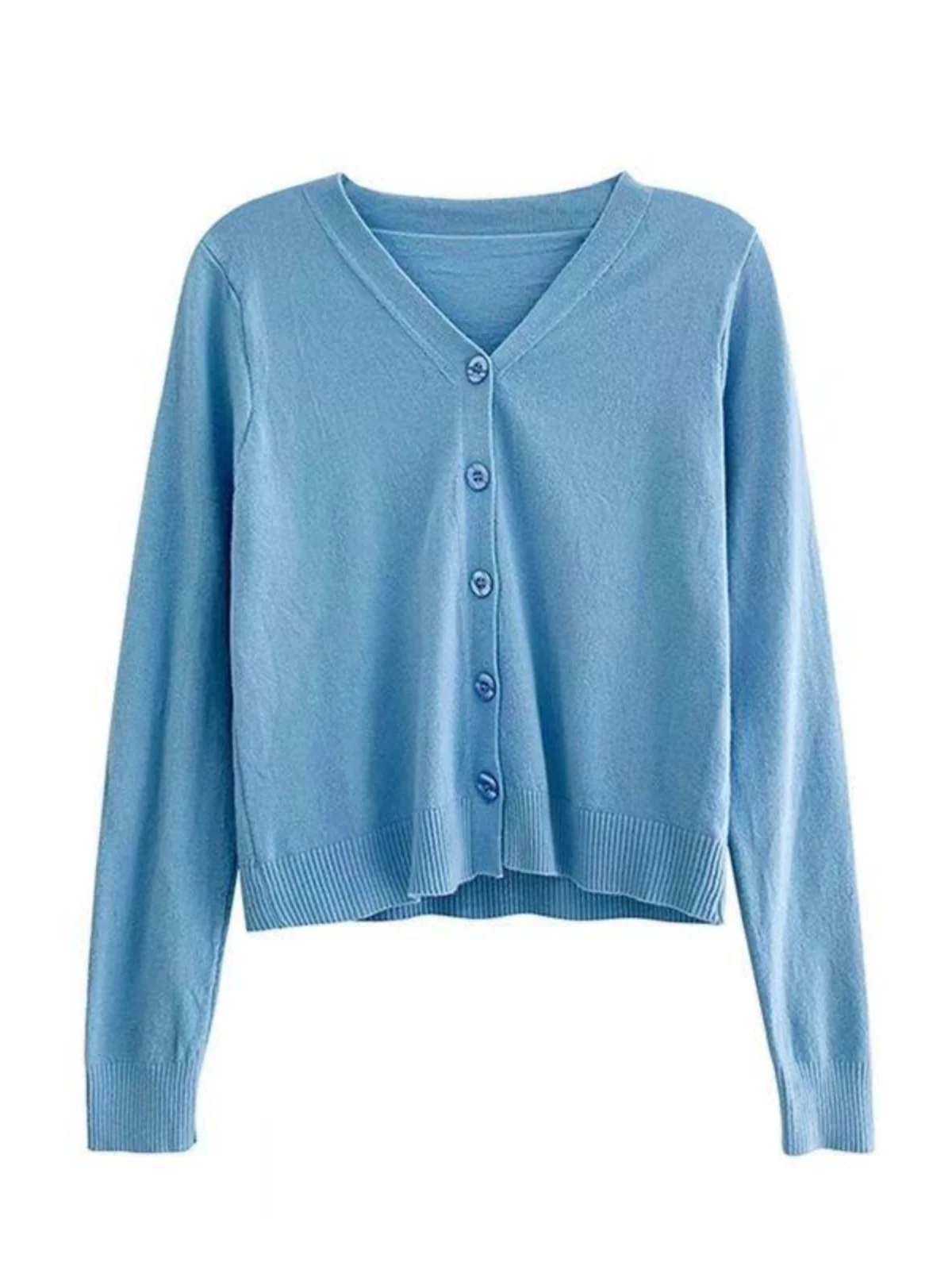 Korean Style Slim Fit Short Sleeve Long Knitted Sweater Early Autumn Women's Thin Cardigan Outerwear Versatile Knitted Sweater
Korean Style Slim Fit Short Sleeve Long Knitted Sweater Early Autumn Women's Thin Cardigan Outerwear Versatile Knitted Sweater