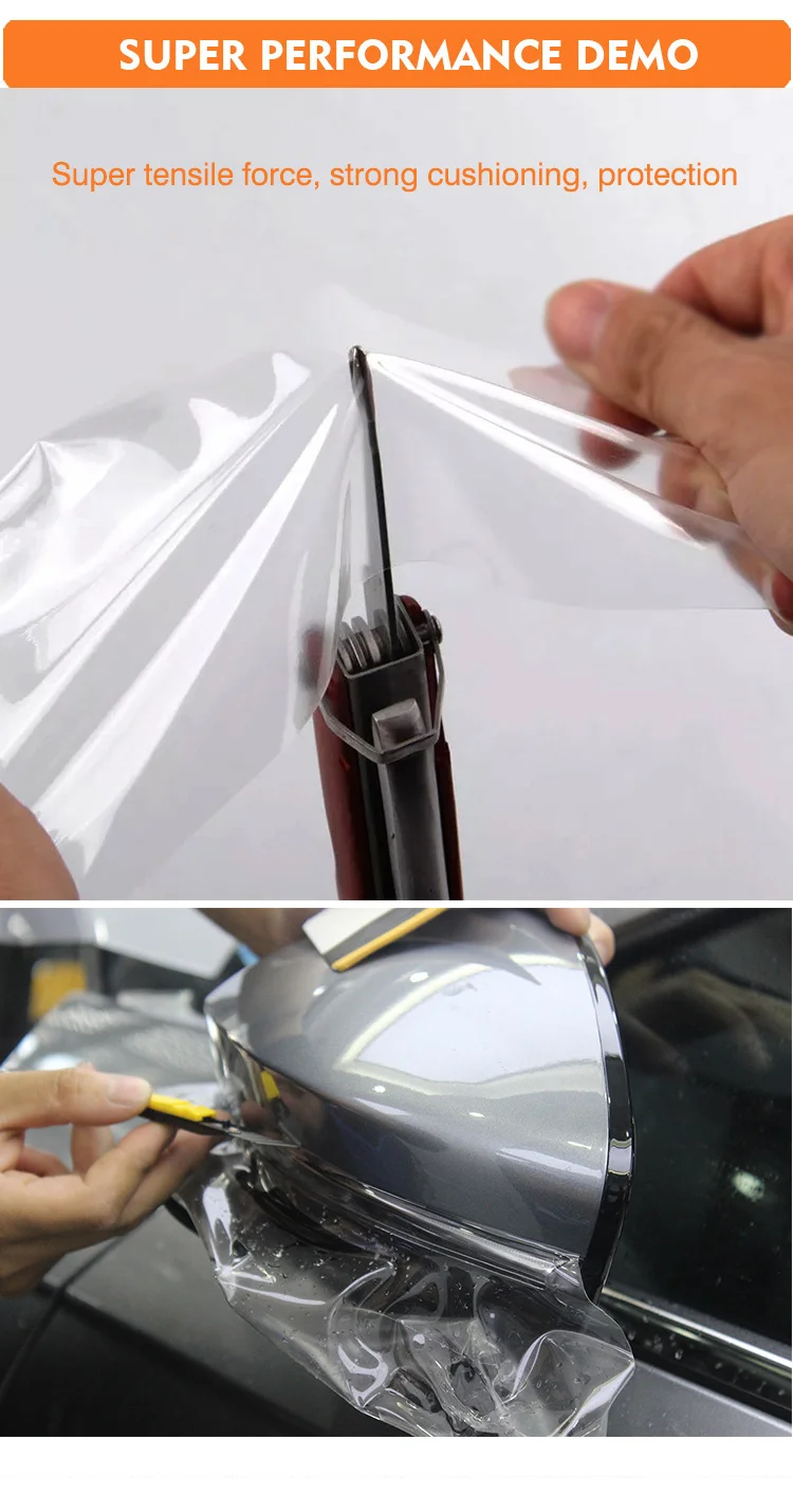 PPF Auto-Repair Anti Scratch Clear Transparent TPU PPF Car Paint Protection Film Self Healing, UV PROOf, Sand Proof, a1.52*15M
PPF Auto-Repair Anti Scratch Clear Transparent TPU PPF Car Paint Protection Film Self Healing, UV PROOf, Sand Proof, a1.52*15M