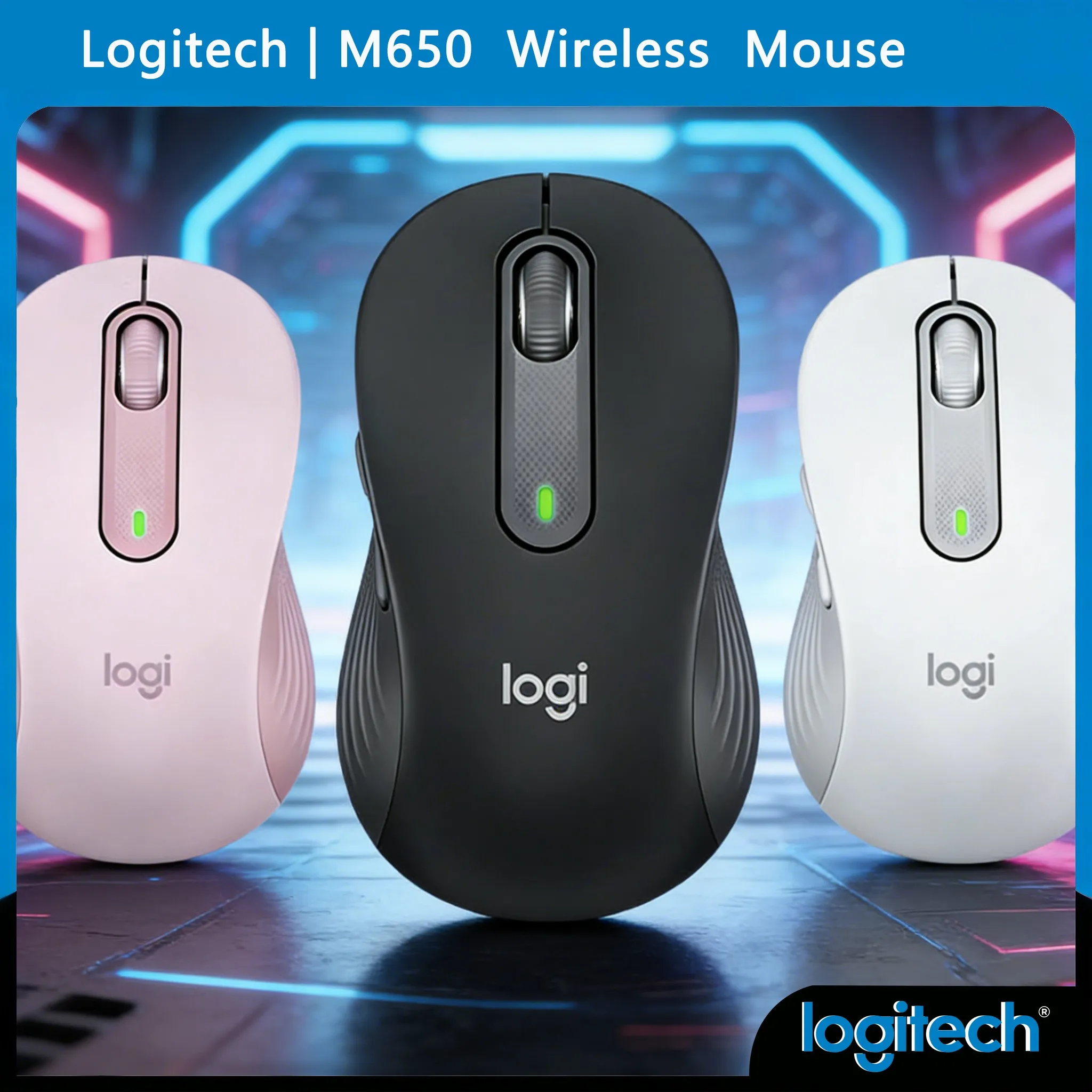 Logitech Signature M650/M650L Wireless Mouse Smart ScroLing Silent Click Dual Mode 24-Month Battery Office Use
Logitech Signature M650/M650L Wireless Mouse Smart ScroLing Silent Click Dual Mode 24-Month Battery Office Use