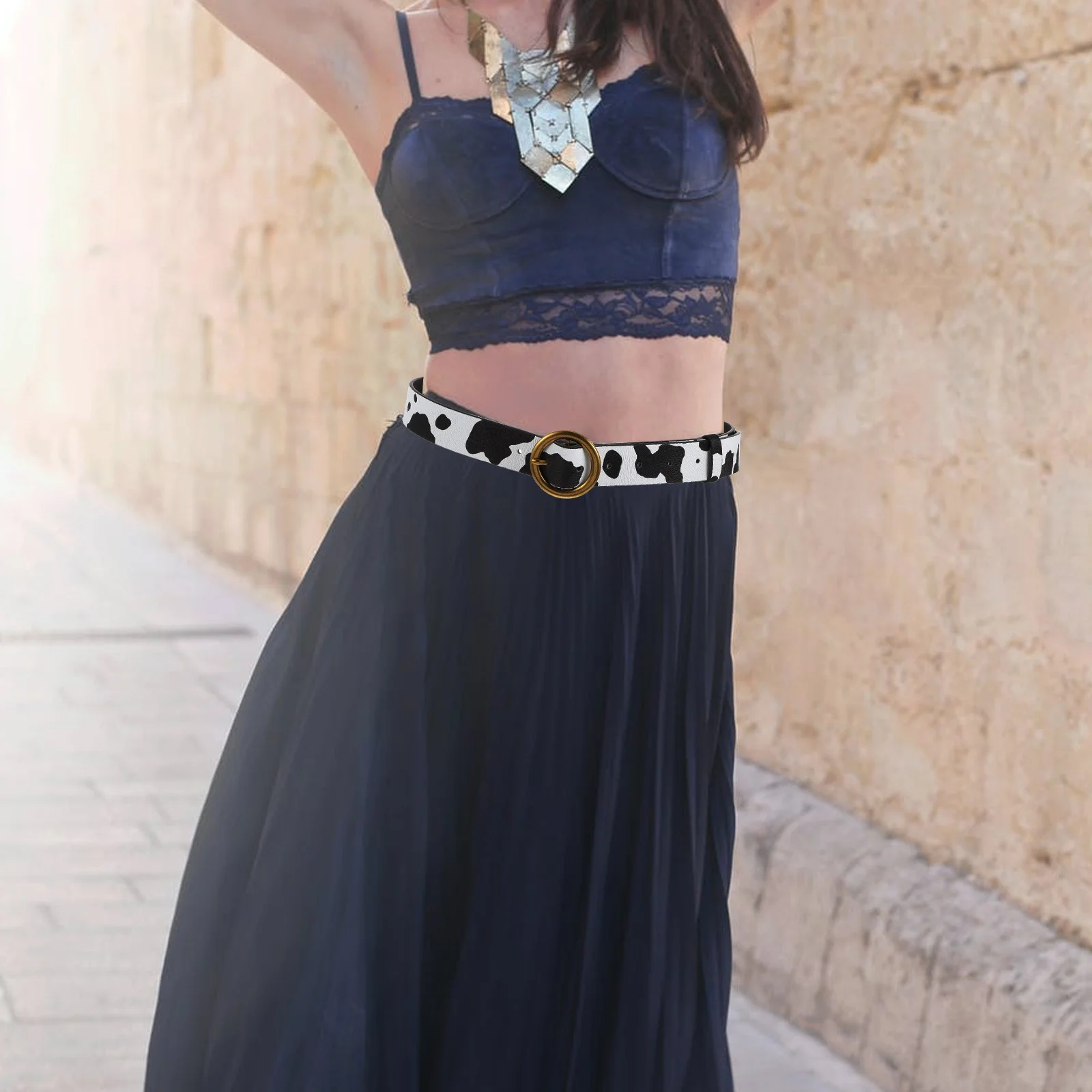 Cow Print Belt Women Waist Belts Elastic Waistband Accessories Pin Buckle Unique Design Casual MatchingSexy Body Confidence
Cow Print Belt Women Waist Belts Elastic Waistband Accessories Pin Buckle Unique Design Casual MatchingSexy Body Confidence