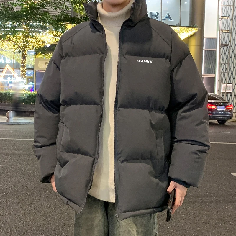 New 2025 Men's Thiened Winter Cotton Jaet Downproof Warm Coat Youth Faion Polyester Fiber Long Sve Regular Fit Jaet
New 2025 Men's Thiened Winter Cotton Jaet Downproof Warm Coat Youth Faion Polyester Fiber Long Sve Regular Fit Jaet