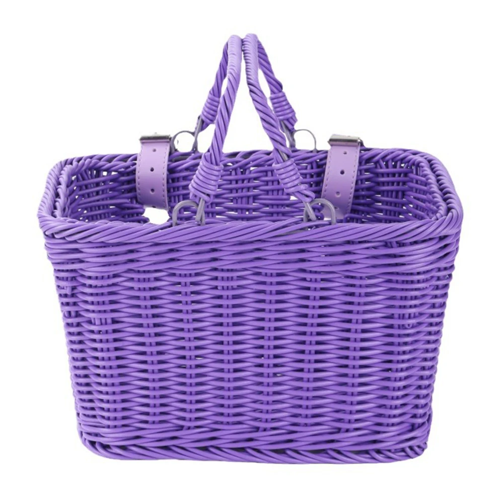 Bike Front Basket Adjustable Leather Straps Cute Square Bicycle Basket Waterproof Bicycle Storage Basket for Kids Adult Bikes
Bike Front Basket Adjustable Leather Straps Cute Square Bicycle Basket Waterproof Bicycle Storage Basket for Kids Adult Bikes