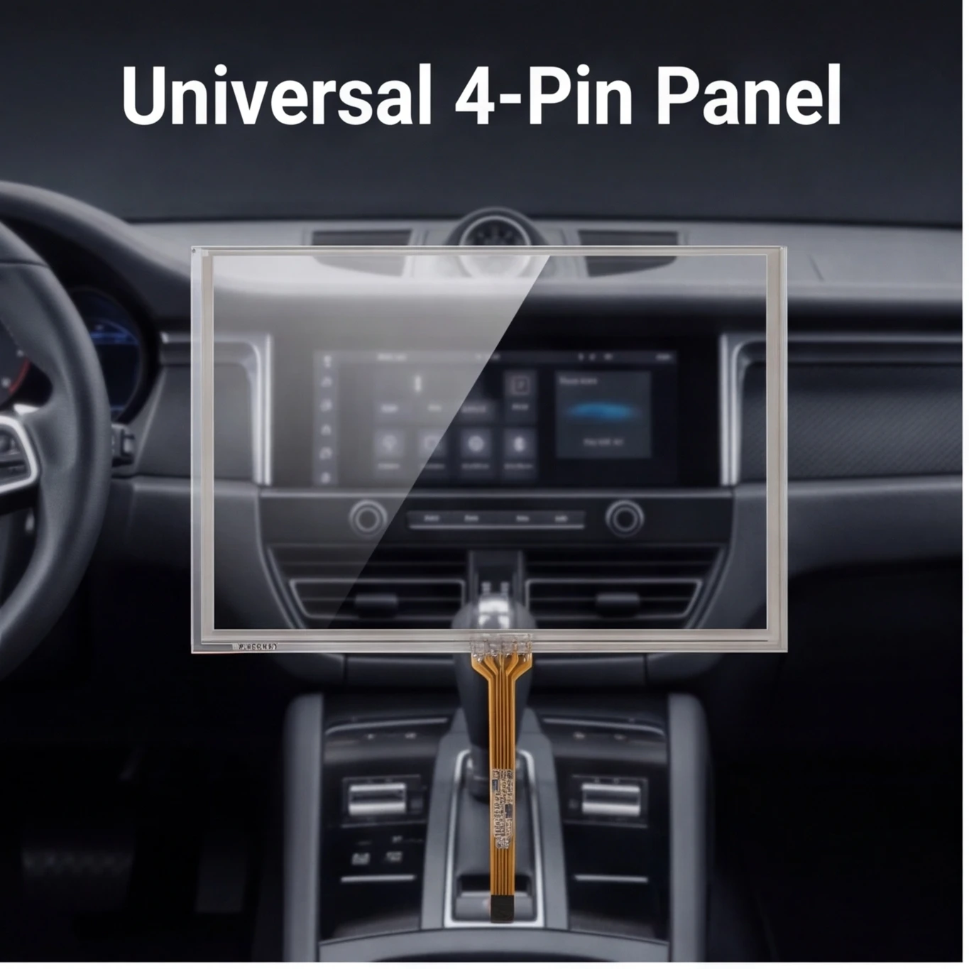 8 inch 4Pin Resistance Digitizer Touch Screen Panel Glass Car DVD GPS Navigation Center Console Multimedia
8 inch 4Pin Resistance Digitizer Touch Screen Panel Glass Car DVD GPS Navigation Center Console Multimedia