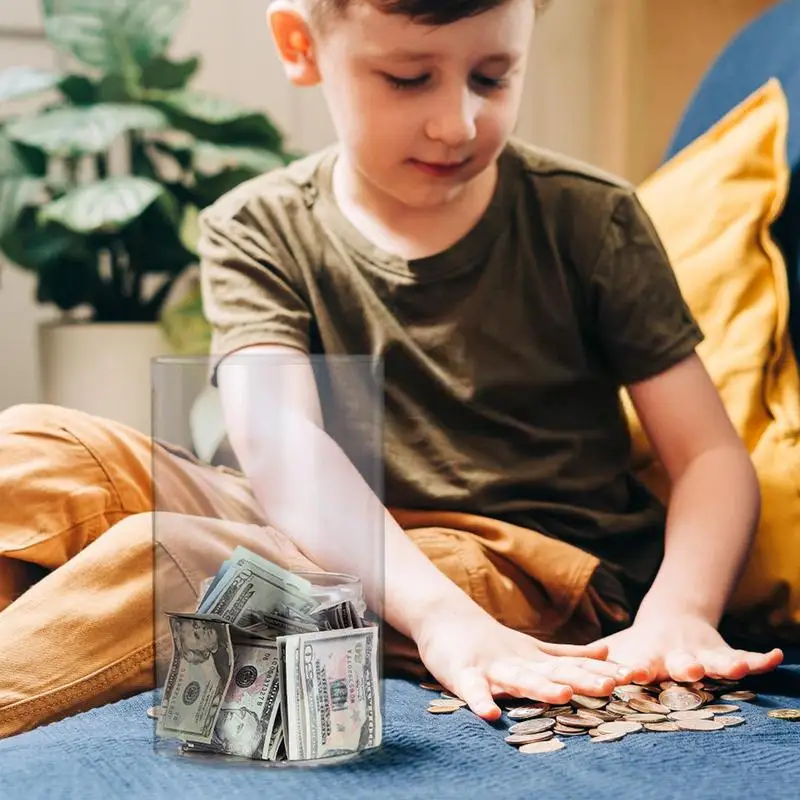 Acrylic Money Saving Box Acrylic Money Bank Large Capacity Coin Box Unopenable Home Decor Must Break Saving Jar For Boys & Girls
Acrylic Money Saving Box Acrylic Money Bank Large Capacity Coin Box Unopenable Home Decor Must Break Saving Jar For Boys & Girls
