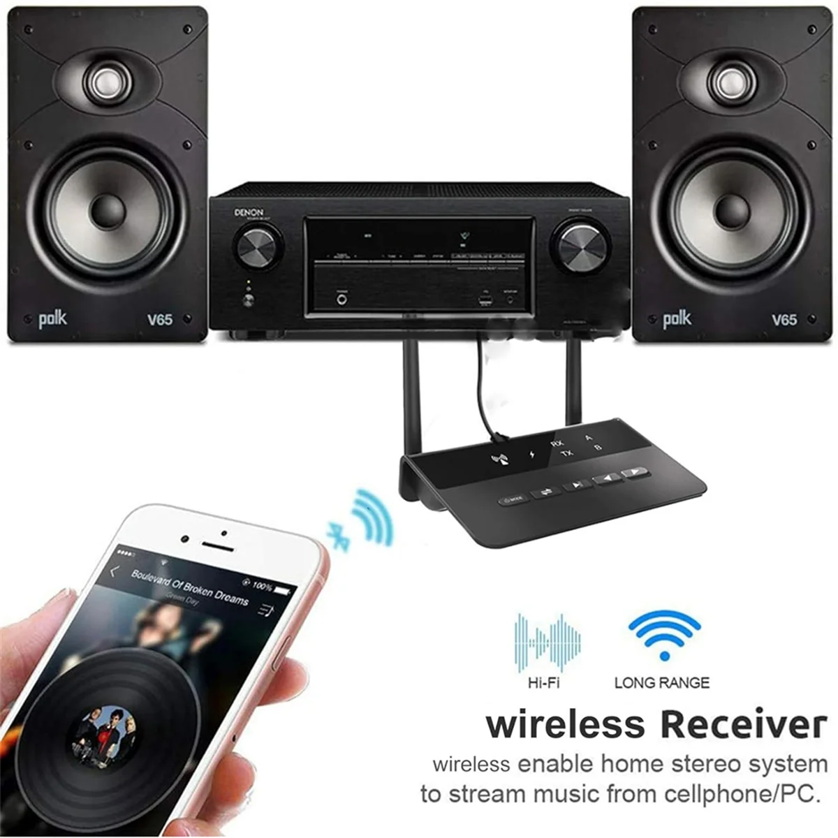 Приемник-передатчик POP-lBluetooth 5.2, беспроводной аудиоадаптер 2-в-1 длиной 200 футов с чипом CSR, для динамика
Приемник-передатчик POP-lBluetooth 5.2, беспроводной аудиоадаптер 2-в-1 длиной 200 футов с чипом CSR, для динамика