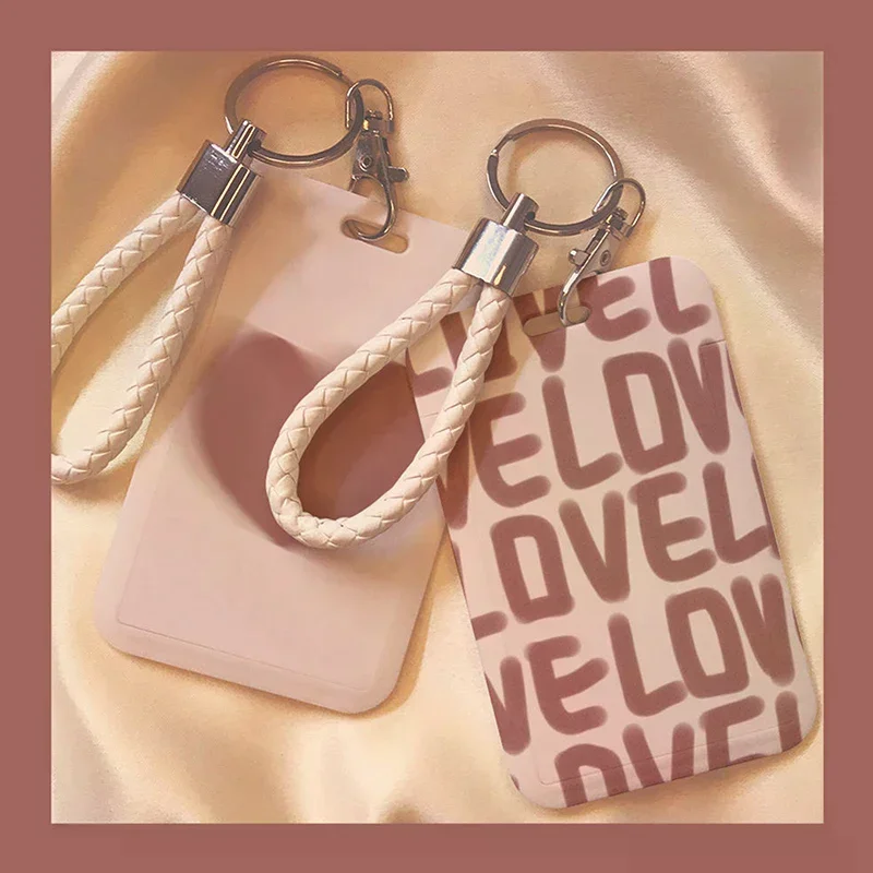 Cartoon Card Holder Photocard Holder Keychain Students Card Protectors Pink ID Bank Cards Cover School Stationery
Cartoon Card Holder Photocard Holder Keychain Students Card Protectors Pink ID Bank Cards Cover School Stationery