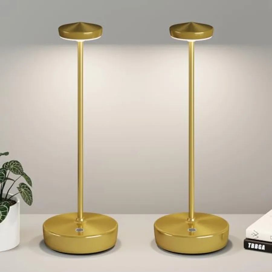 Cordl Table Lamp Rechargeable 2Pack - LED Battery Table Light with 3 Color Temperatures, Stepl Dimming, Waterproof Aluminum for
Cordl Table Lamp Rechargeable 2Pack - LED Battery Table Light with 3 Color Temperatures, Stepl Dimming, Waterproof Aluminum for