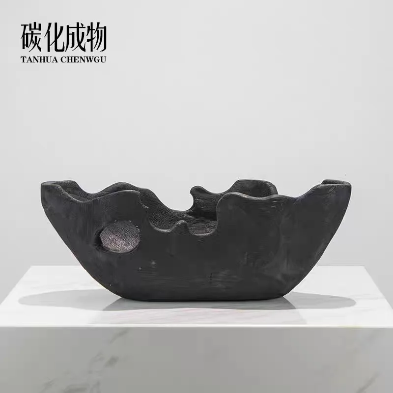 Wabi-**** carbonized wooden tray, medieval French heterosexual small fruittray, coffee table side table decorative ornament who
Wabi-**** carbonized wooden tray, medieval French heterosexual small fruittray, coffee table side table decorative ornament who