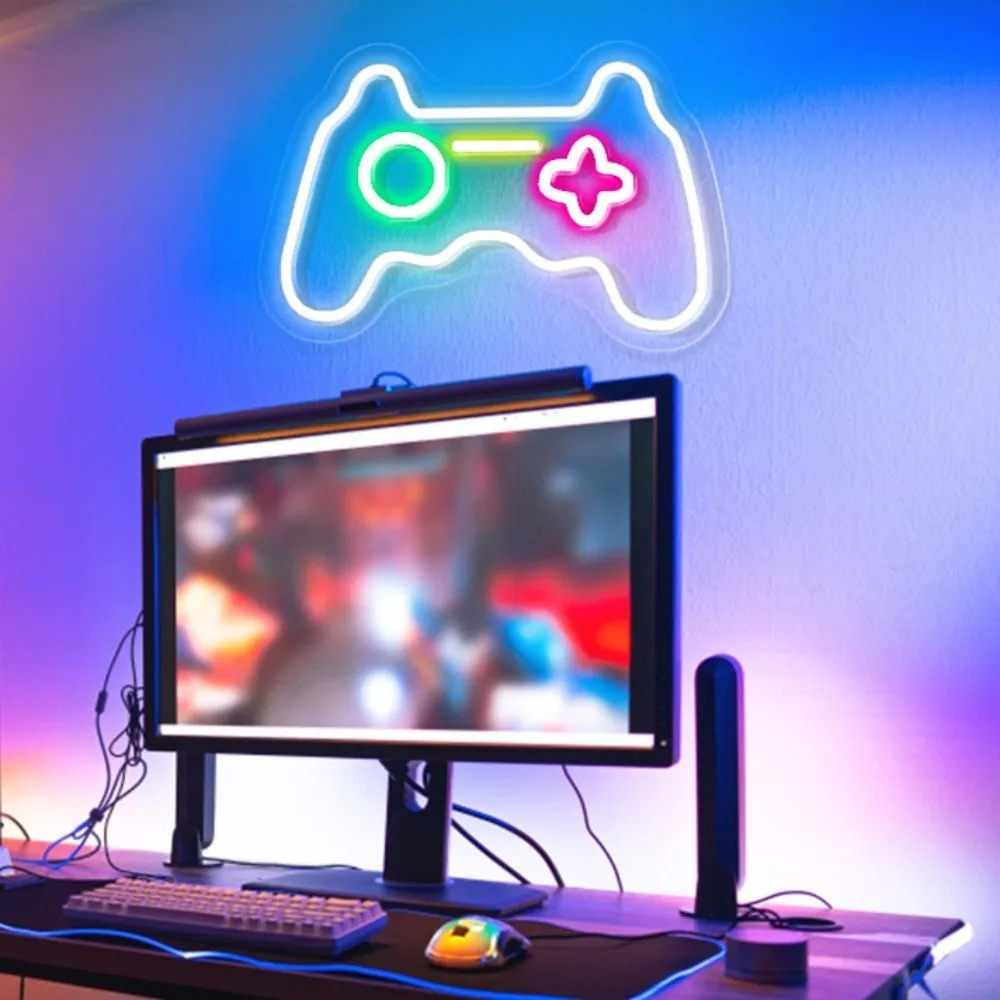 Светодиодные неоновые светильники для игр, Настенный декор для игровой комнаты, клуба, ночник, Акриловые Неоновые лампы для украшения игр
Светодиодные неоновые светильники для игр, Настенный декор для игровой комнаты, клуба, ночник, Акриловые Неоновые лампы для украшения игр