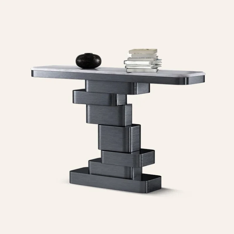 Light luxury entrance table High-end walnut entrance end table Natural marble minimalist entrance table
Light luxury entrance table High-end walnut entrance end table Natural marble minimalist entrance table