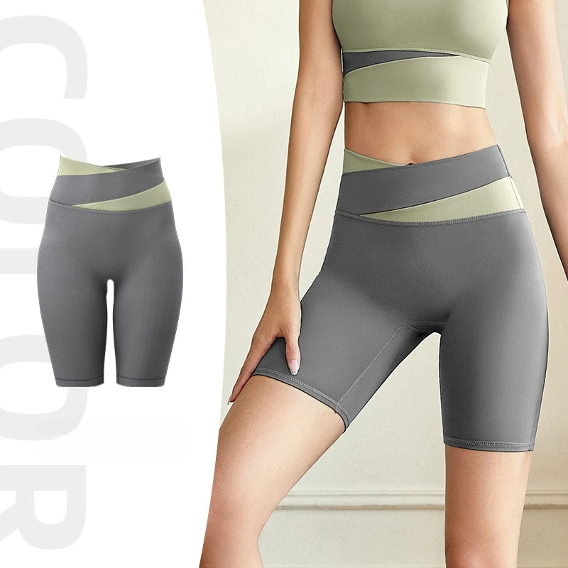 Shorts Women's Yoga Shorts gym Fitness Sports High-waisted Belly Tucks Peach Buttocks Five-point Pants Tight Sportswear
Shorts Women's Yoga Shorts gym Fitness Sports High-waisted Belly Tucks Peach Buttocks Five-point Pants Tight Sportswear