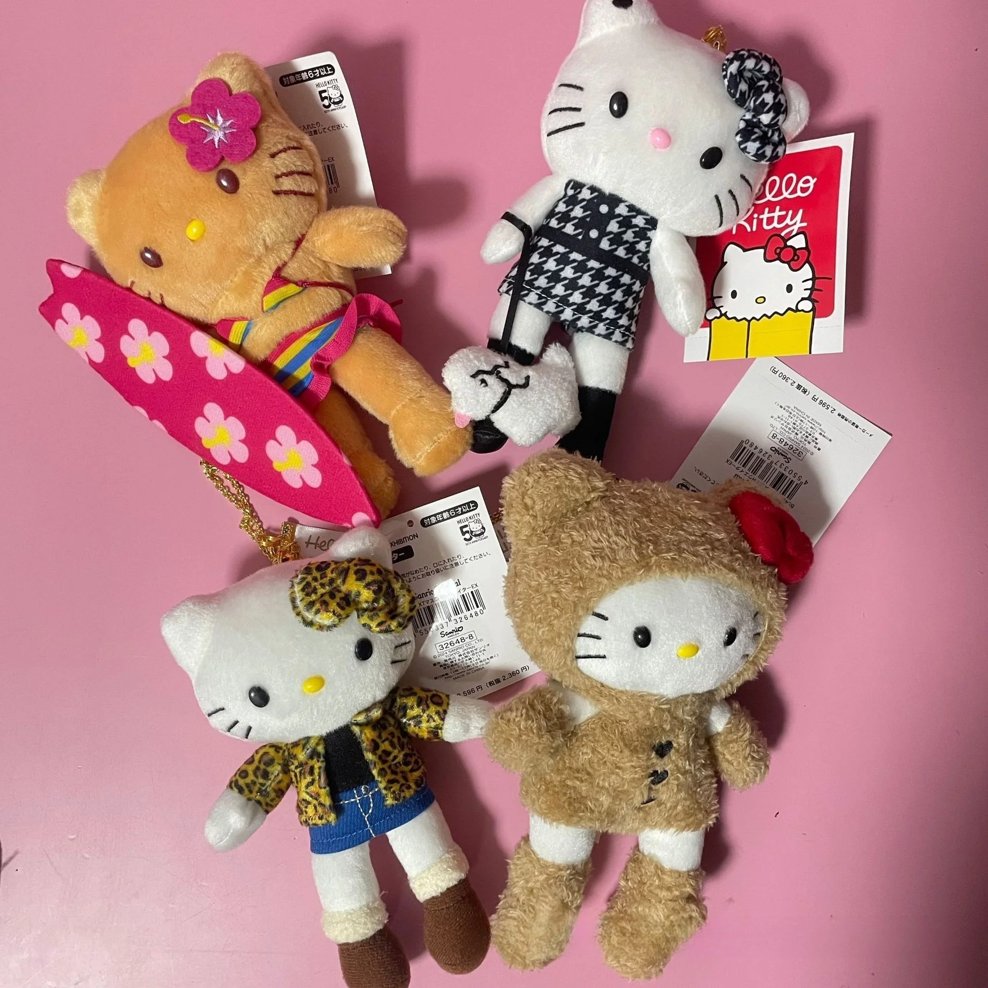 New Hello Kitty Anniversary Long-legged Leopard Print Black Plush Doll Girl Bag Pendant Toy Keychain Decoration Collection Gift
New Hello Kitty Anniversary Long-legged Leopard Print Black Plush Doll Girl Bag Pendant Toy Keychain Decoration Collection Gift