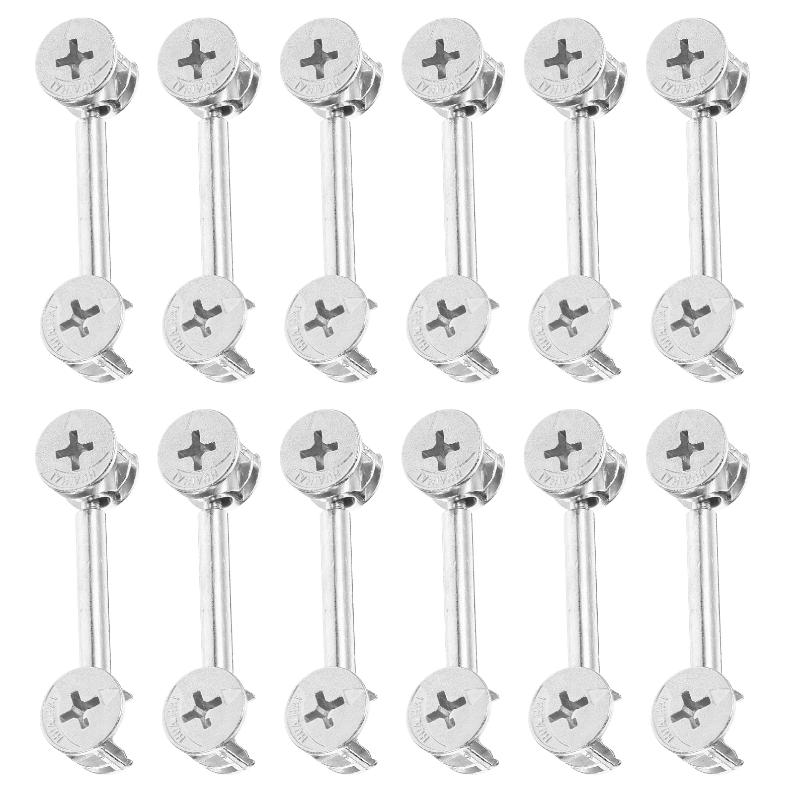 20 Sets Double-headed Pole Connection Furniture Connectors Hardware Cam Fittings Kit Dowels Lock Zinc Alloy for Connecting
20 Sets Double-headed Pole Connection Furniture Connectors Hardware Cam Fittings Kit Dowels Lock Zinc Alloy for Connecting