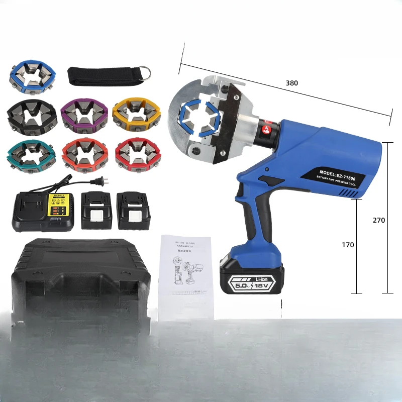 Electric portable automobile air conditioning hose crimping machine rechargeable leather pipe joint
Electric portable automobile air conditioning hose crimping machine rechargeable leather pipe joint