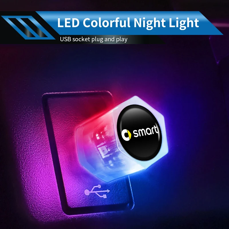 Car LED Ambient Light USB Free Installation Interior Decorative Atmosphere Light For Smart Fortwo 451 450 453 EQ Forfour Coupe
Car LED Ambient Light USB Free Installation Interior Decorative Atmosphere Light For Smart Fortwo 451 450 453 EQ Forfour Coupe
