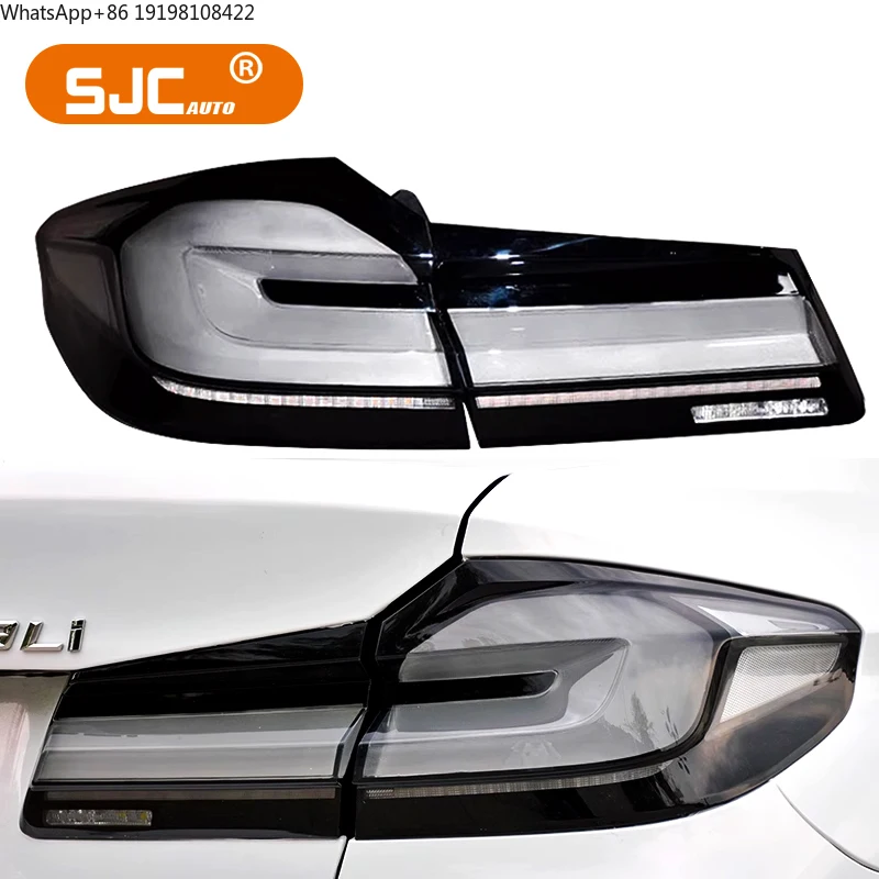 SJC Car Accessories for BMW 5 Series G30 G38 Taillights 2018-2023 Full LED Tail Lamps LCI Turn Signal Brake Rear Light Wholesale
SJC Car Accessories for BMW 5 Series G30 G38 Taillights 2018-2023 Full LED Tail Lamps LCI Turn Signal Brake Rear Light Wholesale