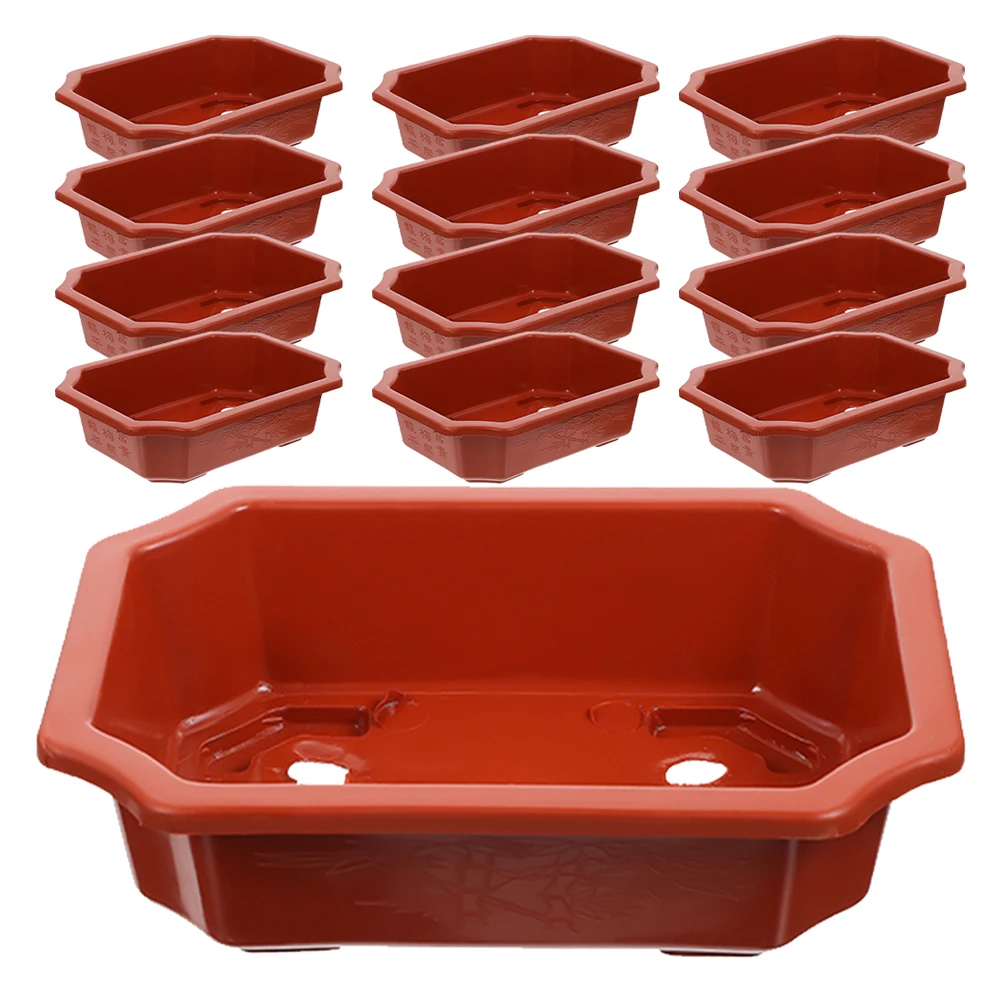 13 Pcs Indoor Flower Pots with Drainage Plastic Gardening Decoration Outdoor Plant Plants
13 Pcs Indoor Flower Pots with Drainage Plastic Gardening Decoration Outdoor Plant Plants