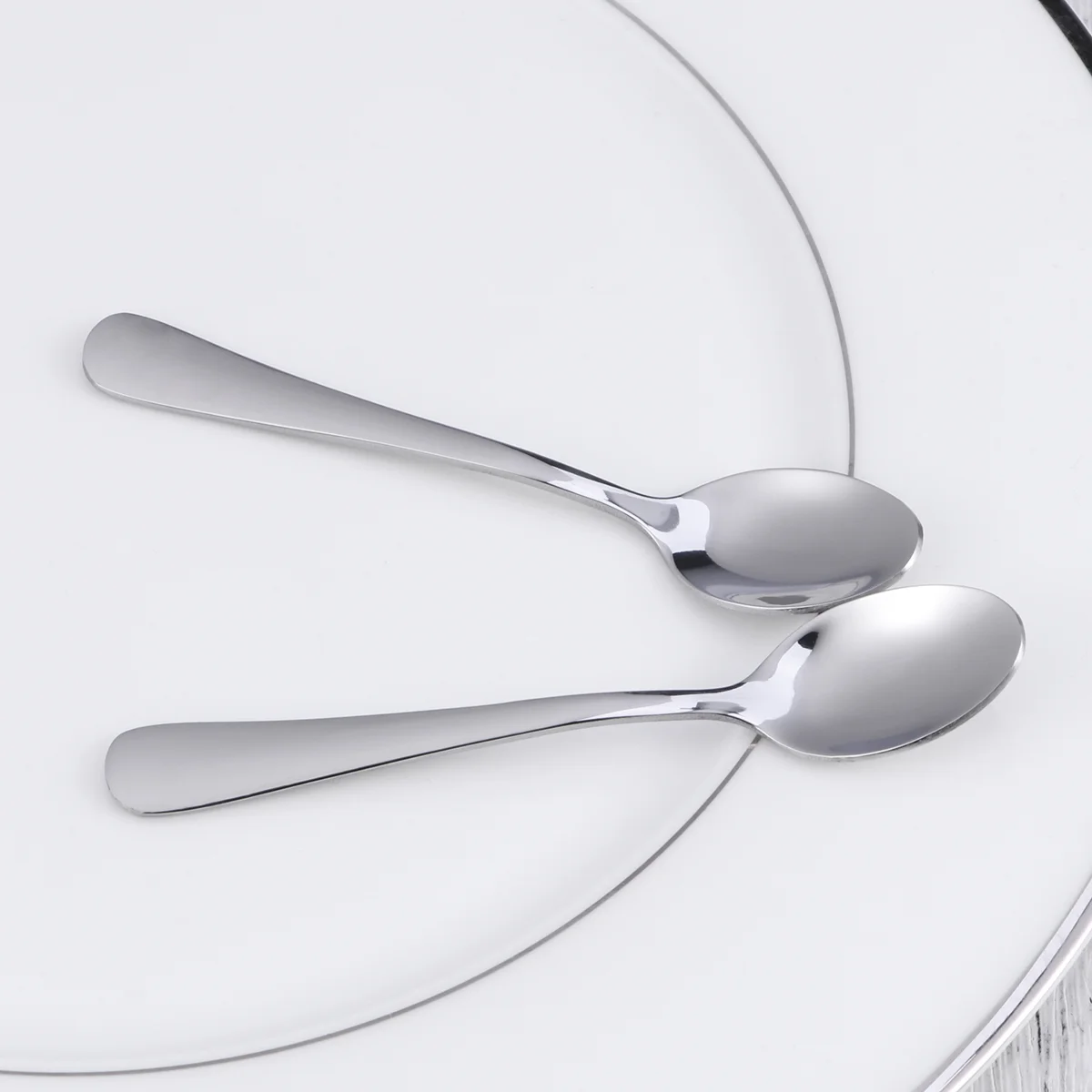 12 Pcs Mirror Polished Spoon Ice Cream Mini Mixing Easy to Clean Dessert Serving Coffee Stirring
12 Pcs Mirror Polished Spoon Ice Cream Mini Mixing Easy to Clean Dessert Serving Coffee Stirring