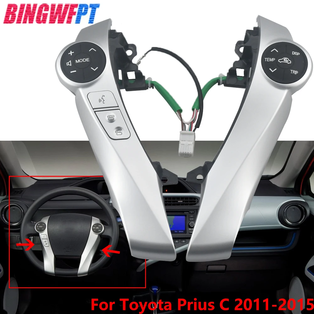 Многофункциональные кнопки на Руль Телефона, переключатель управления инструментами для Toyota Prius 30(XW30) 2011-2015 Aqua 2014 кнопки
Многофункциональные кнопки на Руль Телефона, переключатель управления инструментами для Toyota Prius 30(XW30) 2011-2015 Aqua 2014 кнопки