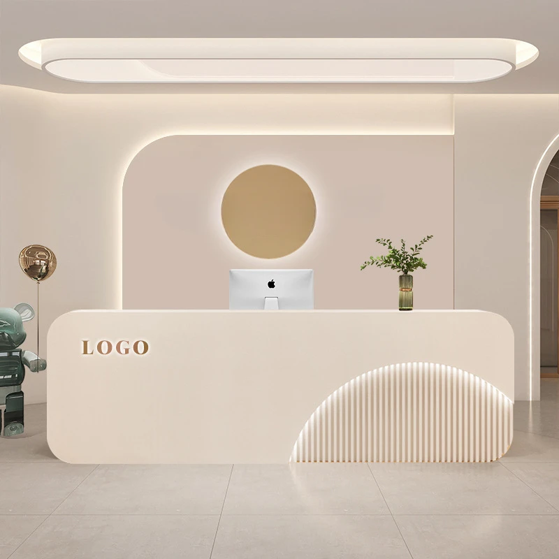 Counter Reception Desk Front Rostrum Luxury Beauty Service Desk Coffee Podiums Front Wood Furniture
Counter Reception Desk Front Rostrum Luxury Beauty Service Desk Coffee Podiums Front Wood Furniture