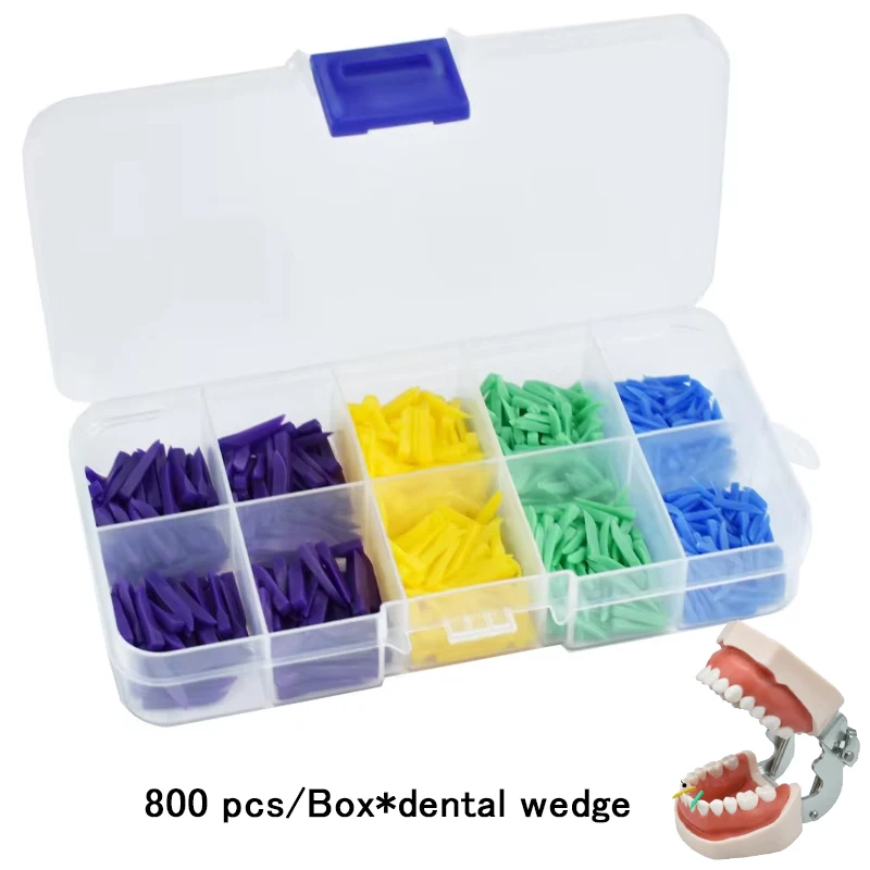 Dental Wedges Tooth Gap Wedge with Holes Size Disposable Dental Wedges 800 Pcs Plastic 4 Sizes Teeth Oral Care Accessories
Dental Wedges Tooth Gap Wedge with Holes Size Disposable Dental Wedges 800 Pcs Plastic 4 Sizes Teeth Oral Care Accessories