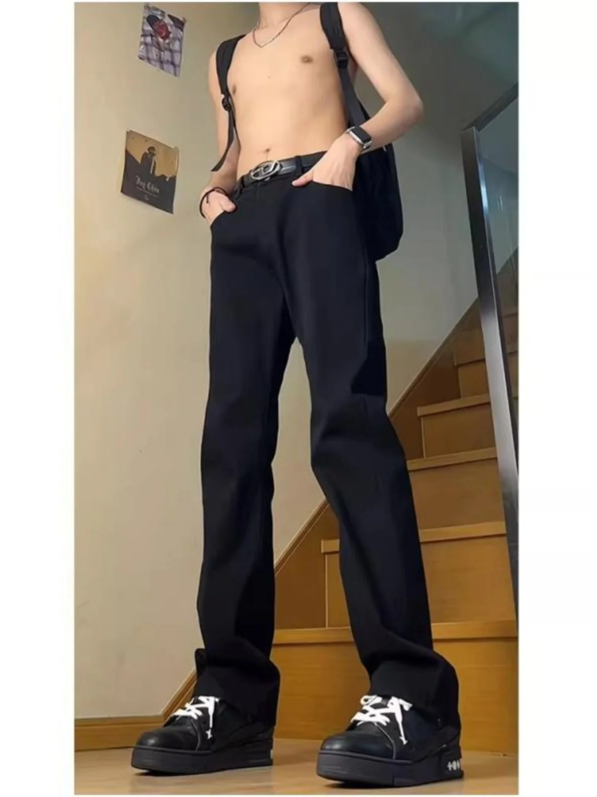 Мужские джинсы Bla High Street в стиле ретро, расклешенные, прямые, с эффектом похудения, из денима, для весны и осени, молодежные, модные, износостойкие
Мужские джинсы Bla High Street в стиле ретро, расклешенные, прямые, с эффектом похудения, из денима, для весны и осени, молодежные, модные, износостойкие