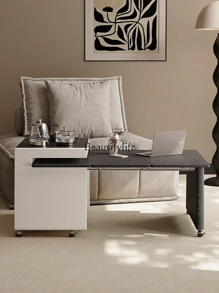 13-*Folding integrated tea table mobile Italian minimalist small apartment multi-functional retractable coffee table
13-*Folding integrated tea table mobile Italian minimalist small apartment multi-functional retractable coffee table